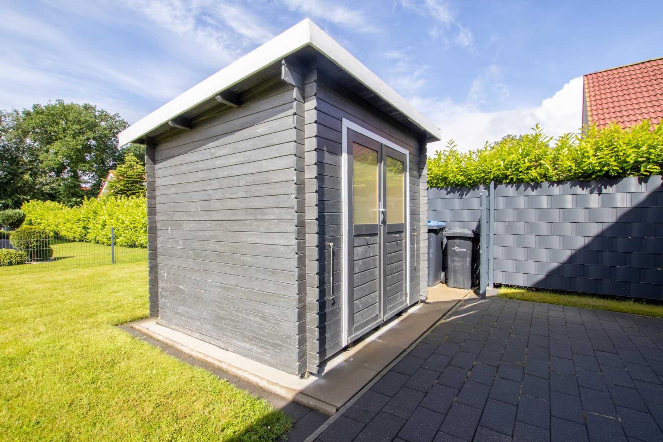 Gartenhaus zum Abstellen von Fahrrädern